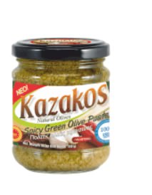 Kazakos Green Olives Spicy Paste 180g