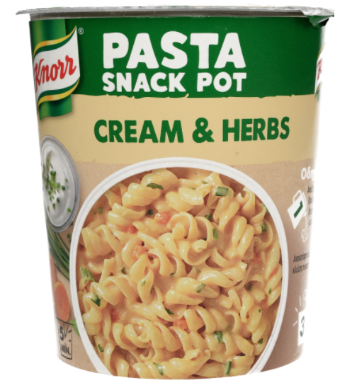 Knorr Pasta Snack Pot Cream & Herbs 69g