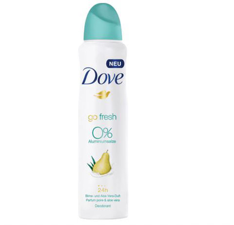 Dove Deodorant Spray Go Fresh (0%aluminiumsalze) Birne & Aloe Vera 150ml