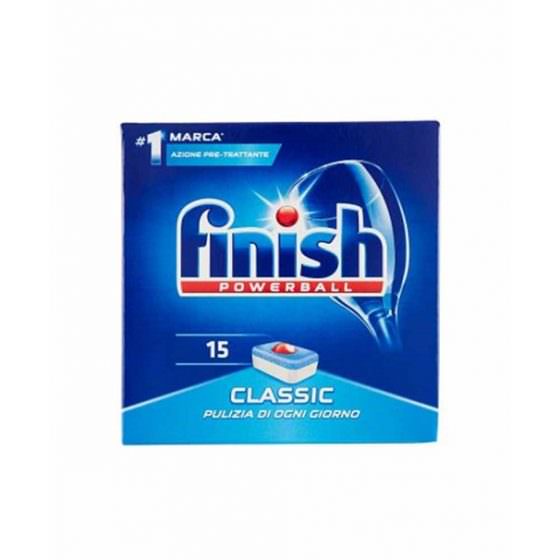 FINISH POWERBALL CLASSIC DISHWASHER TABLETS (15pcs)