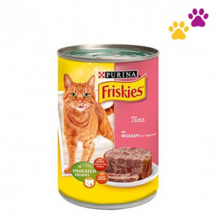 Friskies Cat Food Pate Beef&veggies 400g