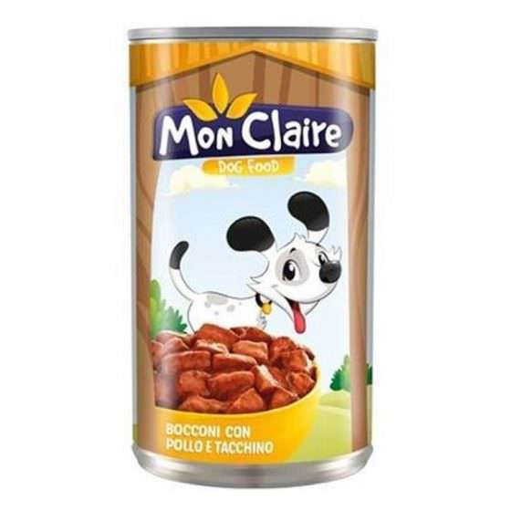 MON CLAIRE DOG FOOD MORSELS WITH CHICKEN TURKEY 405g