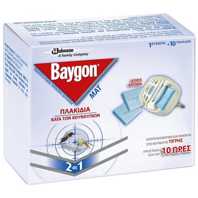 Baygon Tablets (10pcs) Plug In Kit