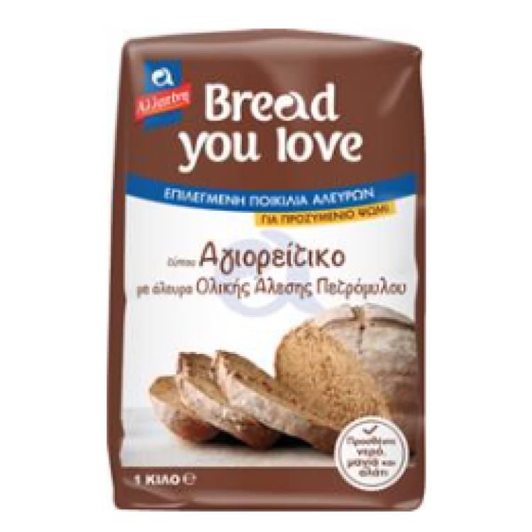 Bread You Love Agiorgeitko Whole Wheat Flour 1kg